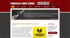Desktop Screenshot of freedomunfiltered.com