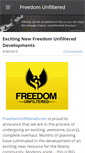 Mobile Screenshot of freedomunfiltered.com